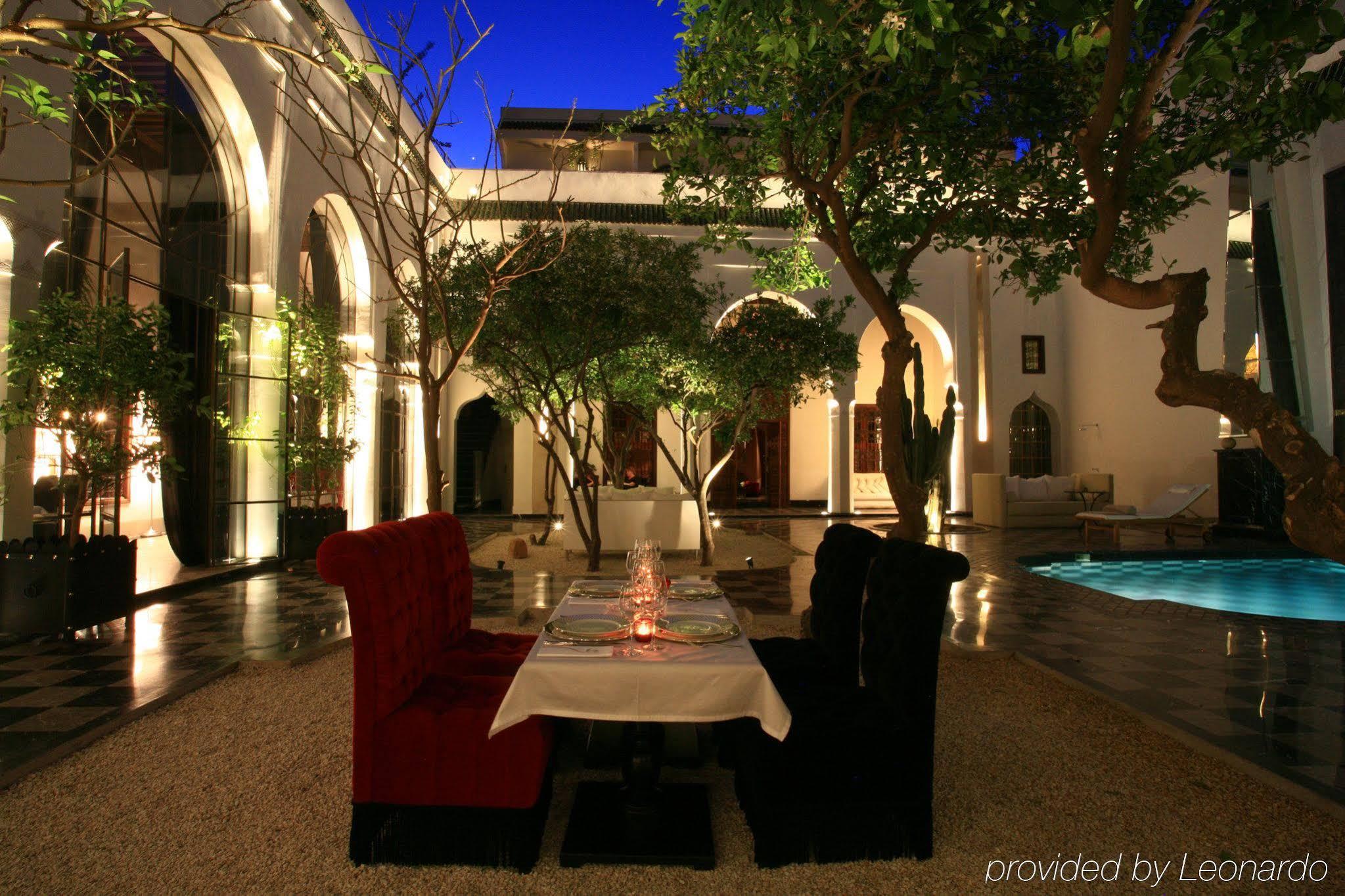 Riad Lotus Privilege Марракеш Ресторан фото